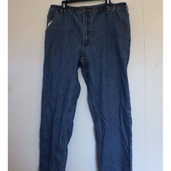 Vintage Haband Casual Joe Mens Blue Jeans‎ Denim Stretch Waistband 32x29 Loose - Picture 1 of 7